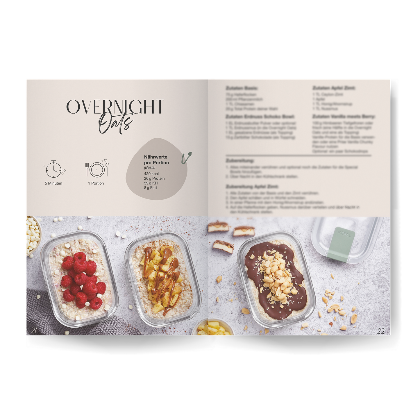 Meal Prep Buch +  Mepal Bento Box by Anna Sophie Gottwald